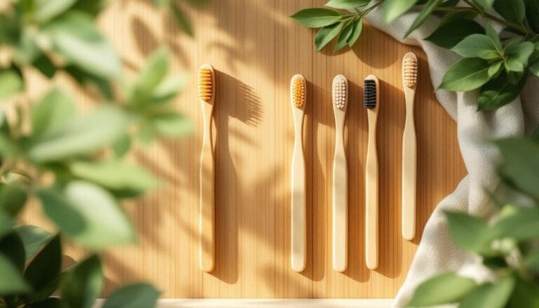 eco friendly bamboo toothbrushes selection