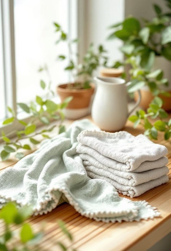 effortless cleaning with cloths