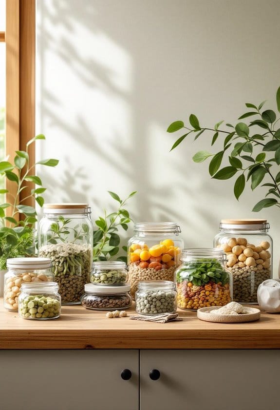 fresh and organized food containers
