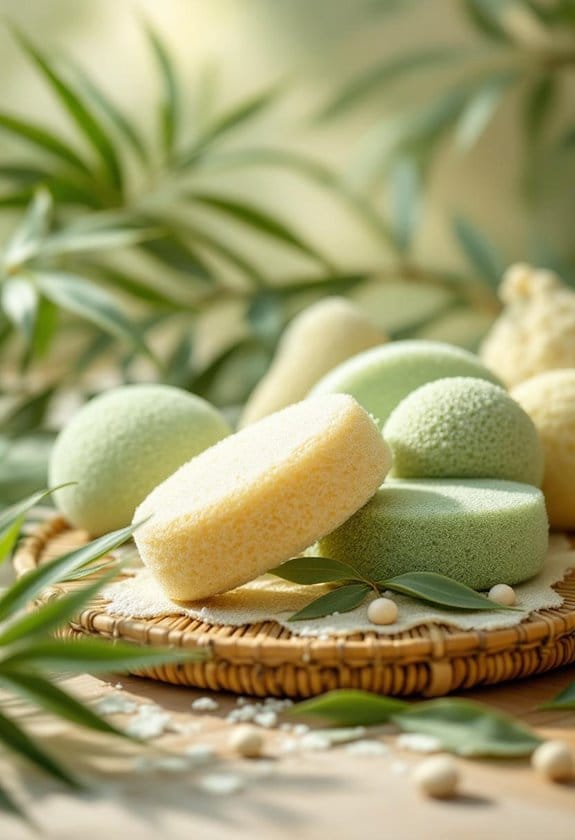 natural luxurious loofah sponges