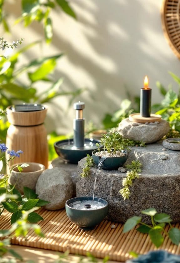 solar fountains for gardens