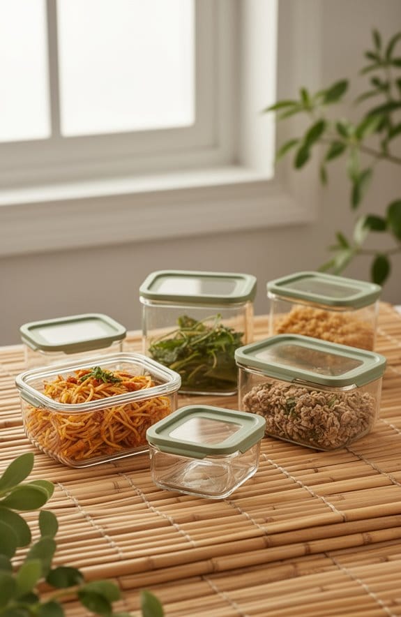 borosilicate glass food storage