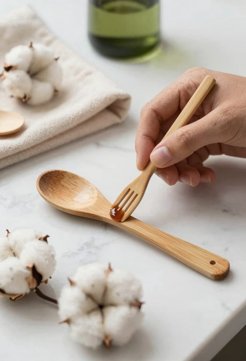 deep condition bamboo utensils