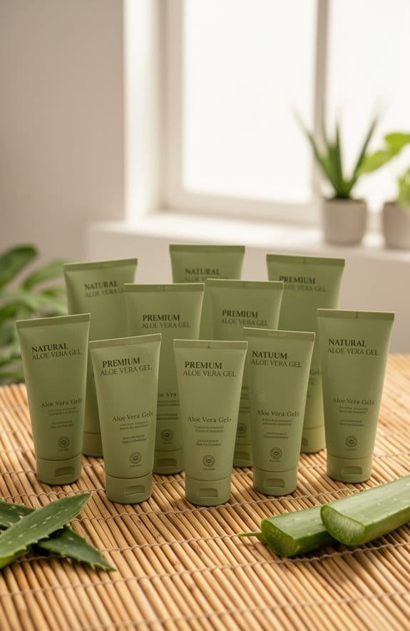 natural aloe vera gels