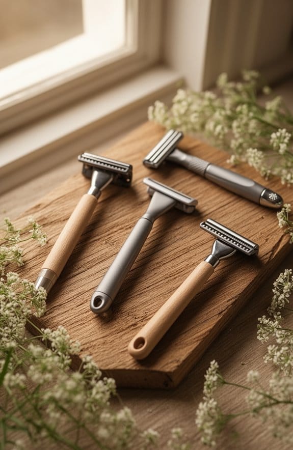 sustainable grooming with razors