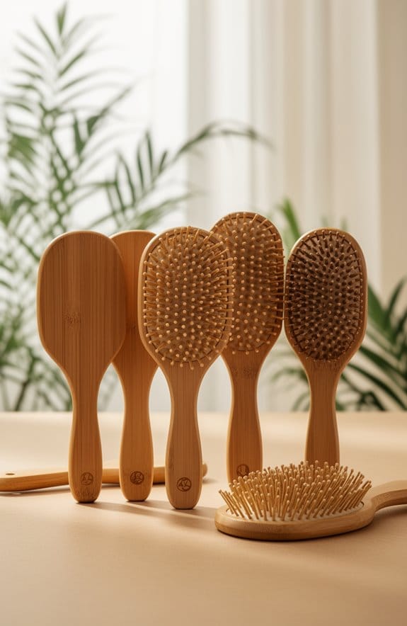 top bamboo hair brushes